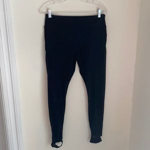 Mesh Yoga Pants with Ankle Straps